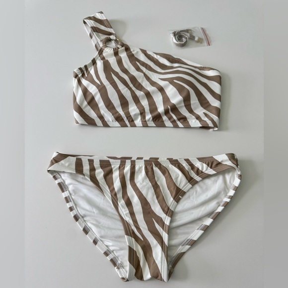Michael Kors Zebra Print Bikini Size XS - Picture 1 of 10